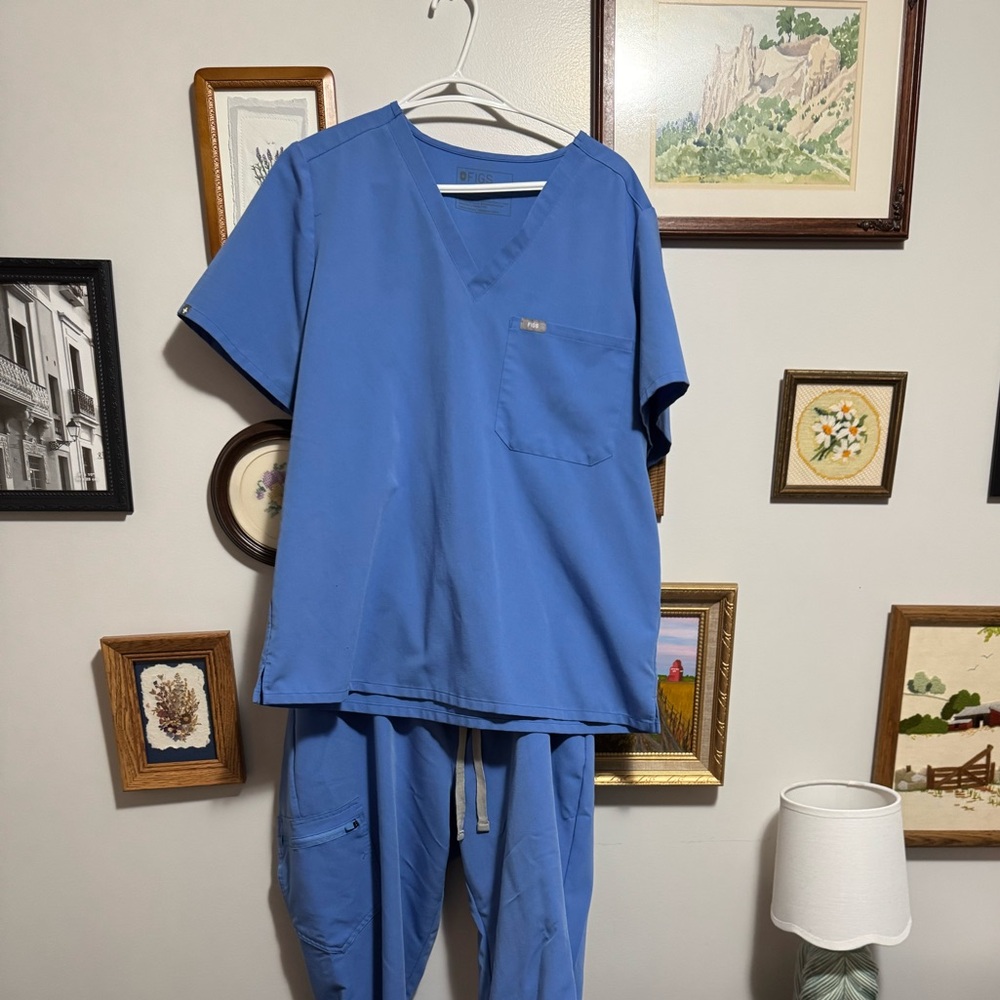 Blue Scrub Set